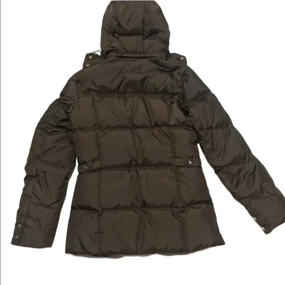Tommy Hilfiger Brown Puffer Down & Feather Filling Jacket Size Small - Picture 9 of 9